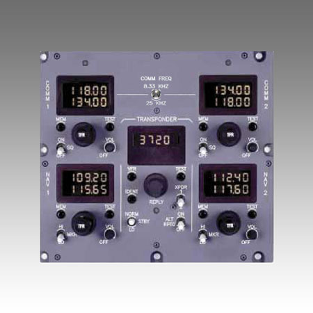 1U619-001 COMM/NAV/DME/ATC Radio Control Panel