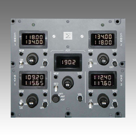 1U661-002 COMM/NAV/DME/ADF Radio Control Panel