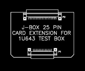 25 Pin J-Box Extender Card