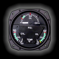 1U417 Multifunction Engine Gauge