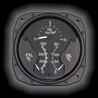 1U378 Multifunction Engine Gauge