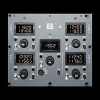 1U661-002 COMM/NAV/DME/ADF Radio Control Panel