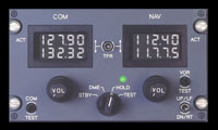 1U573-001 COMM/NAV/DME Control Panel