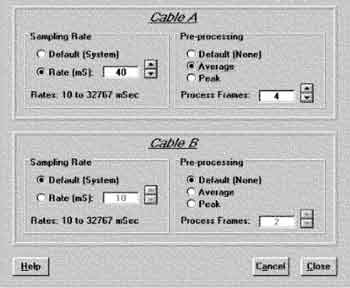 Acquisition Preferences Window