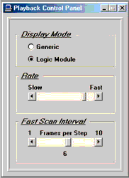 Playback Control Panel Window