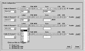 ARINC 429 Triggering Setup Window